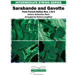 Tempo Press Bach Longfield R  Sarabande and Gavotte (from French Suites #1 & #5) - String Orchestra