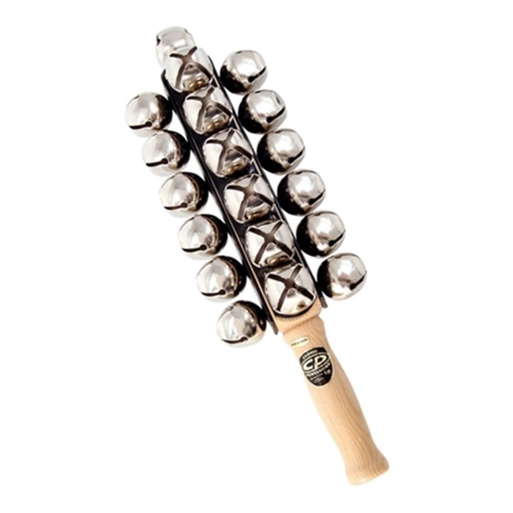 Cosmic Percussion Sleigh Bells on Wood Handle - 25 bells