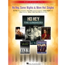 Hal Leonard   Varous Ho Hey Some Nights & More Hot Singles - Easy Piano