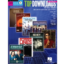 Hal Leonard   Various Top Downloads For Male Singers - Hal Leonard Pro Vocal Volume 65 - Book / CD