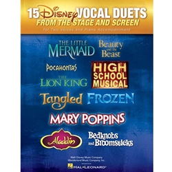 Hal Leonard Various                15 Disney Vocal Duets from Stage and Screen for 2 Voices & Piano Accompaniment