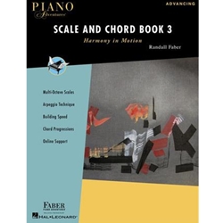 Hal Leonard Piano Adventures Scale and Chord Book 3 Advancing