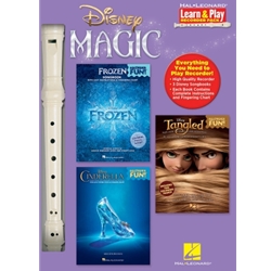 Hal Leonard   Various Disney Magic - Learn & Play Recorder Pack - Recorder