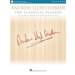 Hal Leonard Lloyd Webber A         Andrew Lloyd Webber for Classical Players - Cello | Piano - Book | Online Audio
