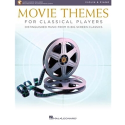 Hal Leonard Various   Movie Themes for Classical Players - Violin | Piano - Book | Online Audio