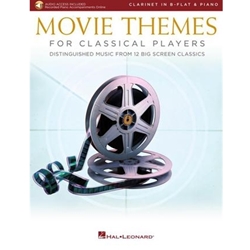 Hal Leonard Various   Movie Themes for Classical Players - Clarinet | Piano - Book | Online Audio