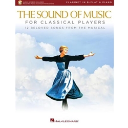 Hal Leonard Oscar Hammerstein II, Richard Rodgers   Sound of Music for Classical Players - Clarinet | Piano - Book | Online Audio