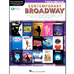 Hal Leonard Various   Contemporary Broadway Instrumental Play-Along - Trombone