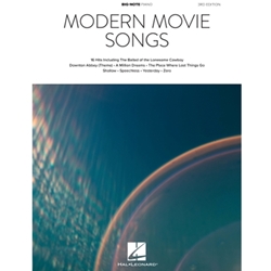 Hal Leonard Various   Modern Movie Songs 3rd Edition - Big Note Piano