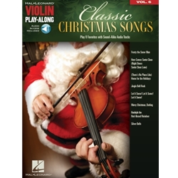 Hal Leonard Various   Classic Christmas Songs - Violin Play-Along Vol 6