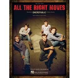 Hal Leonard   OneRepublic All the Right Moves - Piano / Vocal Sheet