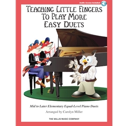 Willis Various              Miller  Teaching Little Fingers to Play More Easy Duets - Book / CD