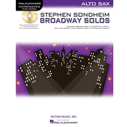 Hal Leonard Sondheim S             Stephen Sondheim Broadway Solos Instrumental Play-Along - Alto Saxophone