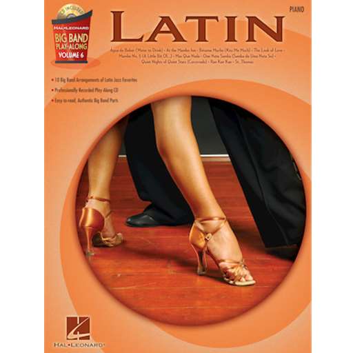 Hal Leonard Various   Latin - Big Band Play-Along Volume 6 - Drums