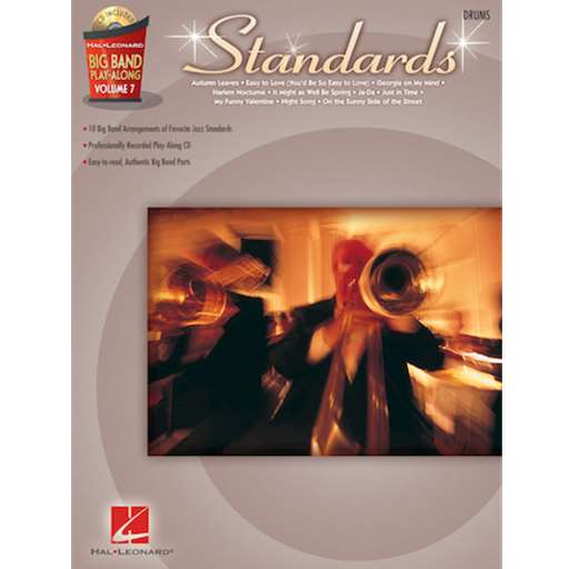 Hal Leonard Various   Standards - Big Band Play-Along Volume 7 Book / CD - Drums