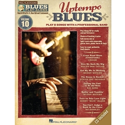 Hal Leonard   Various Uptempo Blues - Blues Play-Along Volume 10 - B-flat/E-flat/C Instruments