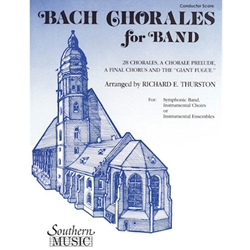 Southern Bach Thurston R  Bach Chorales For Band - Baritone Bass Clef