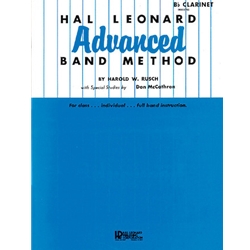 Hal Leonard Rusch   Hal Leonard Advanced Band Method - Bass Clarinet