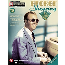 Hal Leonard Shearing G            George Shearing George Shearing - Jazz Play-Along Volume 160 - B-flat/E-flat/C Instruments