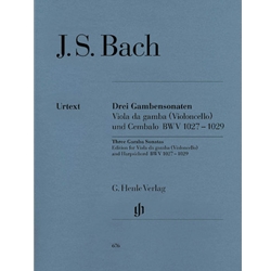 Bach - Sonatas for Viola da Gamba and Harpsichord BWV 1027-1029 (Version for Violoncello and Harpsichord) - Cello | Piano