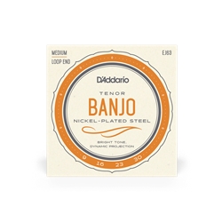 Daddario EJ63 Tenor Banjo String Set Nickel Wound 4 String