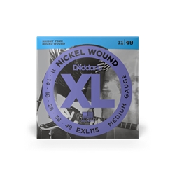 Daddario EXL115 Blues-Jazz Rock Nickel Wound Electric Guitar Strings