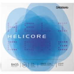 Daddario 34HP610M 3/4 Bass Helicore Pizzicato String Set Medium