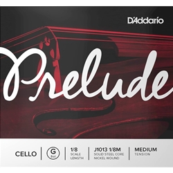 D'Addario J1013-1/8M Prelude 1/8 Size Cello G String