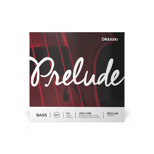 Prelude 1/4 Bass String Set Medium Tension