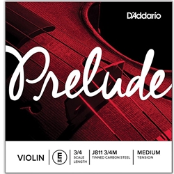 Prelude 3/4 Violin E String Medium Tension