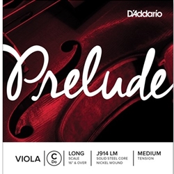 Prelude 16" Viola C String Long Scale Med Tension