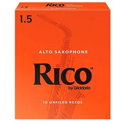 Rico Alto Sax Reeds Strength 1.5 Box of 10