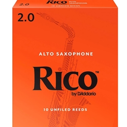 Rico Alto Sax Reeds Strength 2 Box of 10