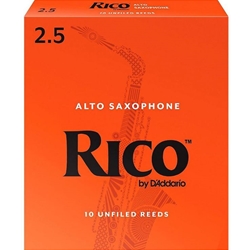 Rico Alto Sax Reeds Strength 2.5 Box of 10