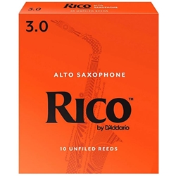 Rico Alto Sax Reeds Strength 3 Box of 10