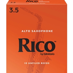 Rico Alto Sax Reeds Strength 3.5 Box of 10