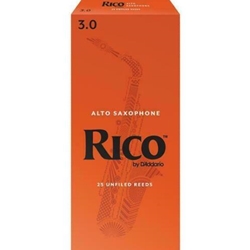 Rico 25RIAS3 Alto Sax Reeds Strength 3 Box of 25