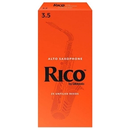 Rico Alto Sax Reeds Strength 3.5 Box of 25