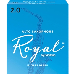 Rico Royal Alto Sax Reeds Strength 2 Box of 10