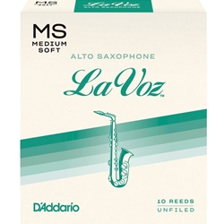 Lavoz Alto Sax Reeds Medium Soft Strength Box of 10