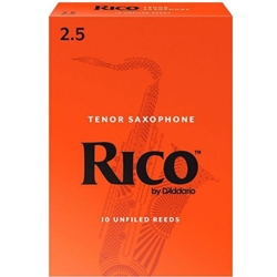 Rico Tenor Sax Reeds Strength 2.5 Box of 10
