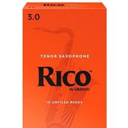 Rico Tenor Sax Reeds Strength 3 Box of 10