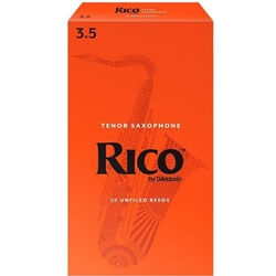Rico Tenor Sax Reeds Strength 3.5 Box of 25
