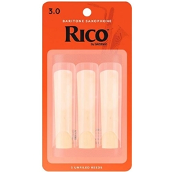 Rico Bari Sax Reeds Strength 3 Card of 3