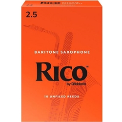 Rico Bari Sax Reeds Strength 2.5 Box of 10