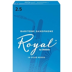 Rico Royal Bari Sax Reeds Strength 2.5 Box of 10