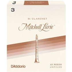 Mitchell Lurie Bb Clarinet Reeds Strength 3 Box of 10