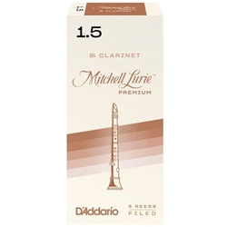 Mitchell Lurie 5MLCP1.5 Bb Clarinet Reed Strength 1.5 Box of 5