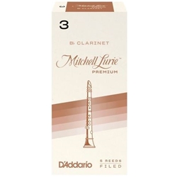 Mitchell Lurie Premium Bb Clarinet Reeds Strength 3 Box of 5