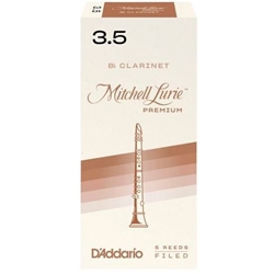 Mitchell Lurie Premium Bb Clarinet Reeds Strength 3.5  Box of 5